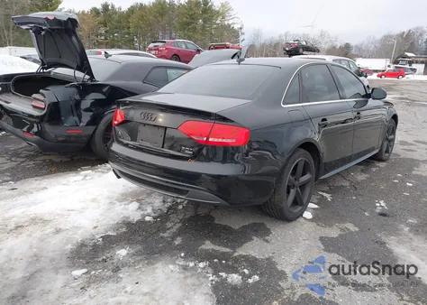 2012 Audi A4 2.0T Premium from USA, damaged, VIN WAUFFAFL0CN012959